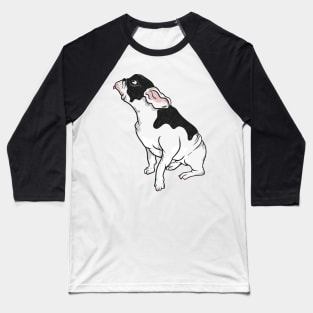 Black and white french bulldog Baseball T-Shirt